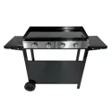 Plancha au gaz MÉRIDA 4 brûleurs + chariot