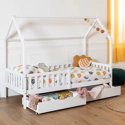 Set di 2 cassetti bianchi sotto il letto MARCEAU