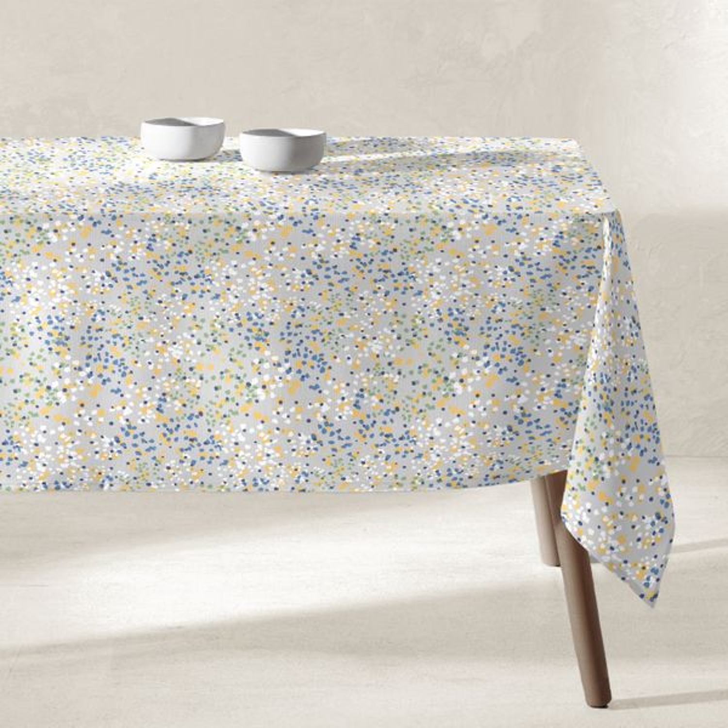 Mantel resina estampada Mantel antimanchas 135x250cm Azul Java