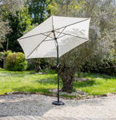 Parasol droit rond 3,30m de...