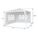 Tenda de recepção 3 × 3m TRAMONTANE