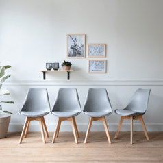 Conjunto de 4 cadeiras...