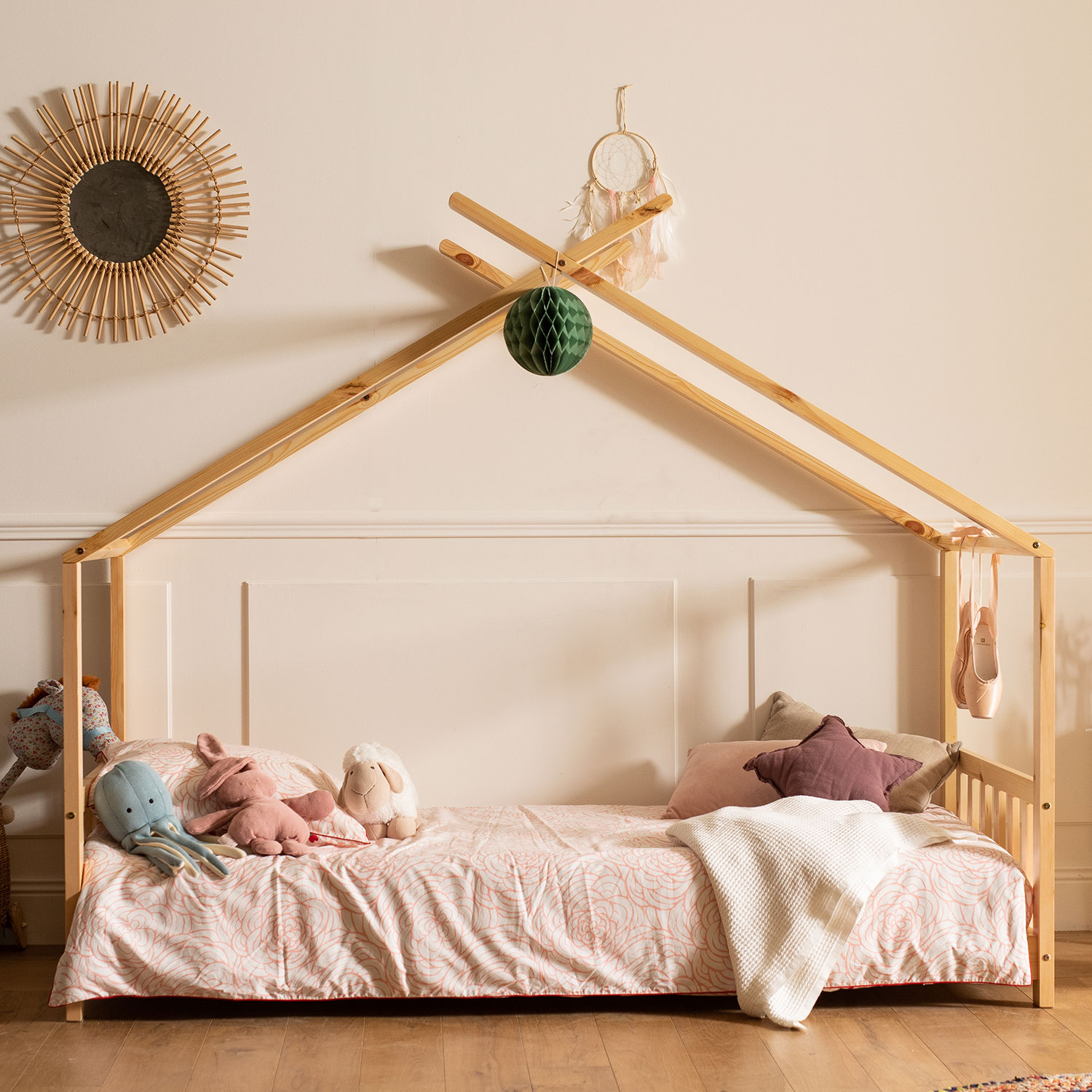 GASPARD houten bed voor kinderen 190x90cm