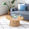 LIV Tavolino rotondo 80cm in stile scandinavo