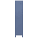 Armoire en métal 1 porte bleu gris