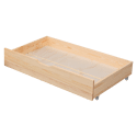 Lot de 2 tiroirs de rangement bois pour lit