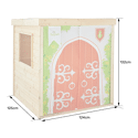 Soulet - Cabane en bois et tissu pour enfants PRINCESSE