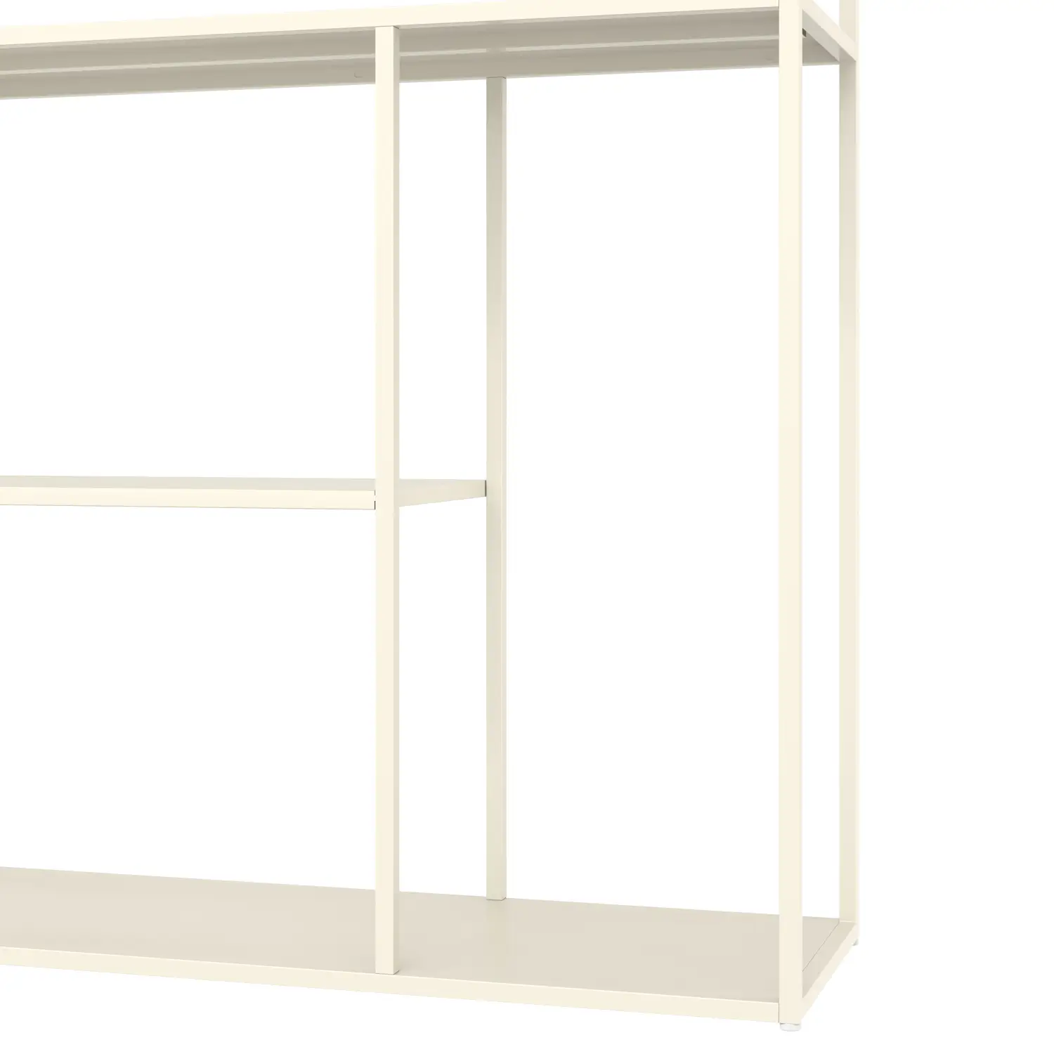 Estantería de metal 189cm blanca