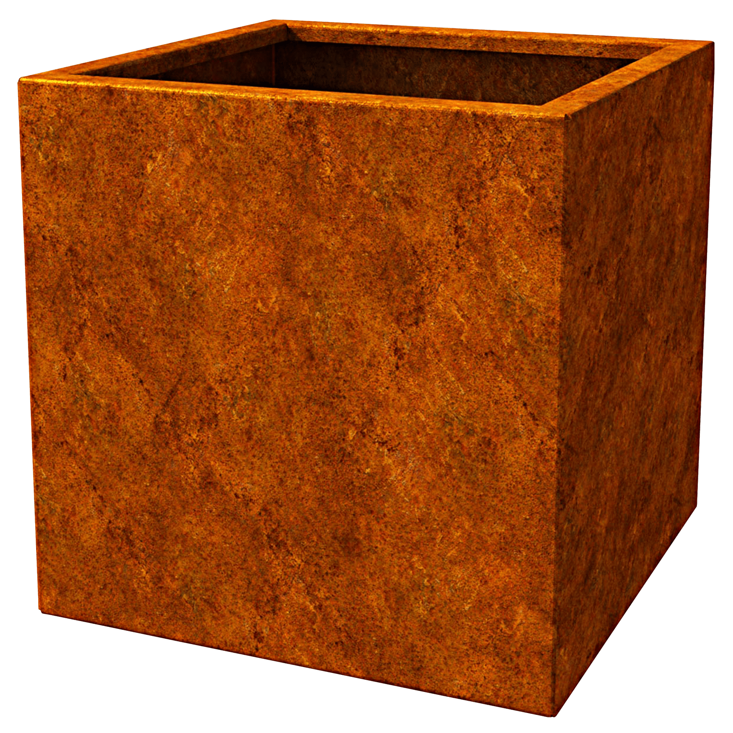 FOREST STYLE - Bac carré 49x49cm CORTEN