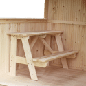 Soulet - Cabane en bois pour enfants avec table JAZZ