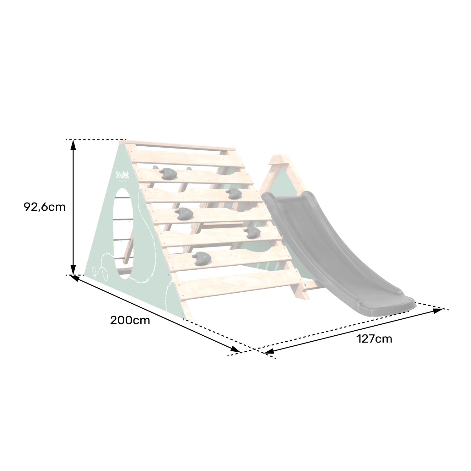 Soulet - Aire de jeux bébé en bois HERCULE