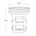 Base de cartouche de filtration pour spa gonflable MSPA