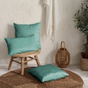 Cojín rectangular 30x50cm Terciopelo verde Nauru