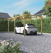 CERLAND - Carport en pin