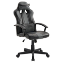 Fauteuil de bureau gamer noir et gris CRASH