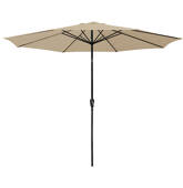 Parasol droit rond 3,30m de...
