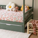 Letto a scomparsa per bambini 190x90cm verde MARCEAU