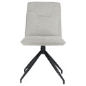 Lot de 2 chaises en tissu beige AREN