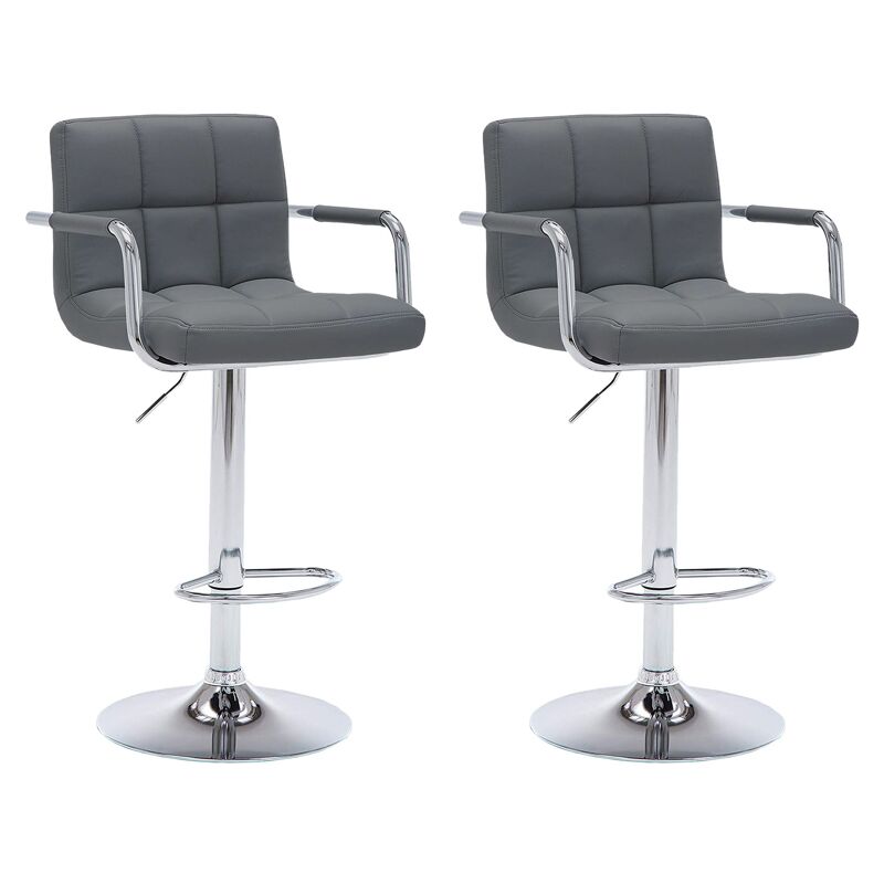2erSet Barhockern grau mit... - Happy Garden