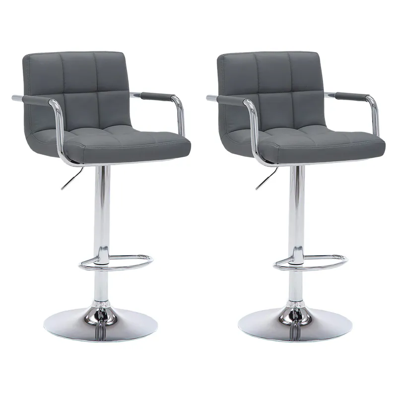 2erSet Barhockern grau mit... - Happy Garden