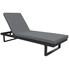 Lettino in alluminio con...