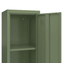 Armoire en métal 1 porte vert kaki