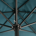 HAPUNA rechte ronde paraplu 3,30m diameter blauw