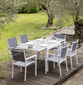 Salon de jardin extensible...