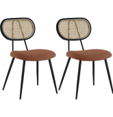 Lot de 2 chaises en cannage...