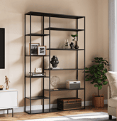 Libreria in metallo 189cm nera