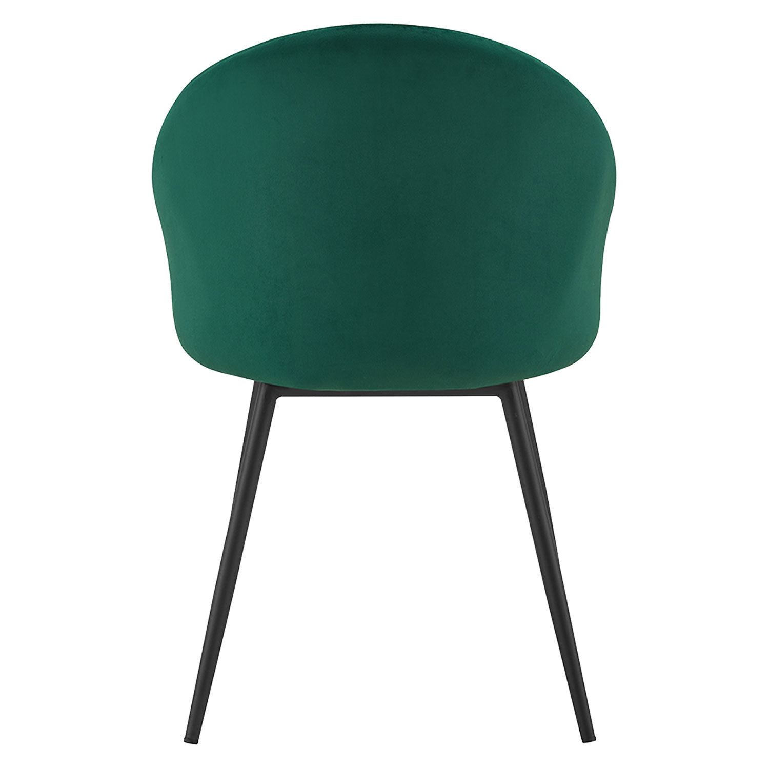 Conjunto de 2 cadeiras de veludo verde DIANE vintage