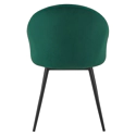 Lot de 2 chaises vintage DIANE velours vert