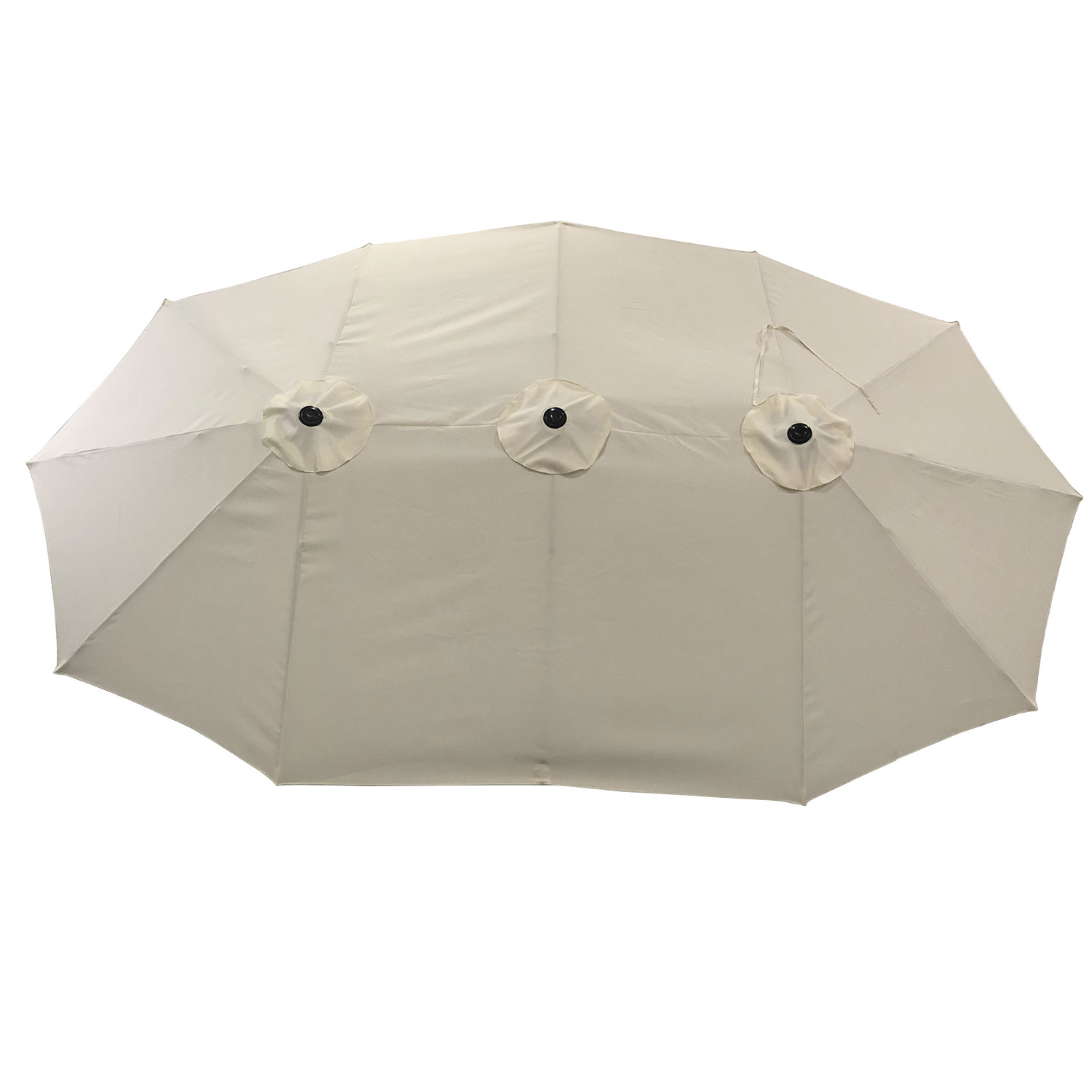 Dubbele paraplu 2,7x4,6m LINAI beige