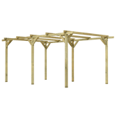 CERLAND - Carport en pin