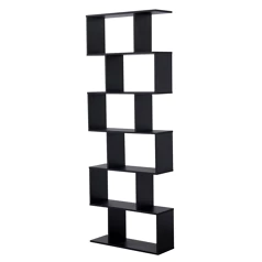 Estante 6 prateleiras preto...