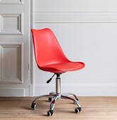 Silla de oficina roja...