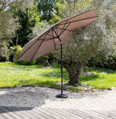 Parasol droit rond 2,70m de...