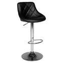 Tabouret de bar noir JASPER