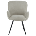 Silla de chenilla beige EVA 