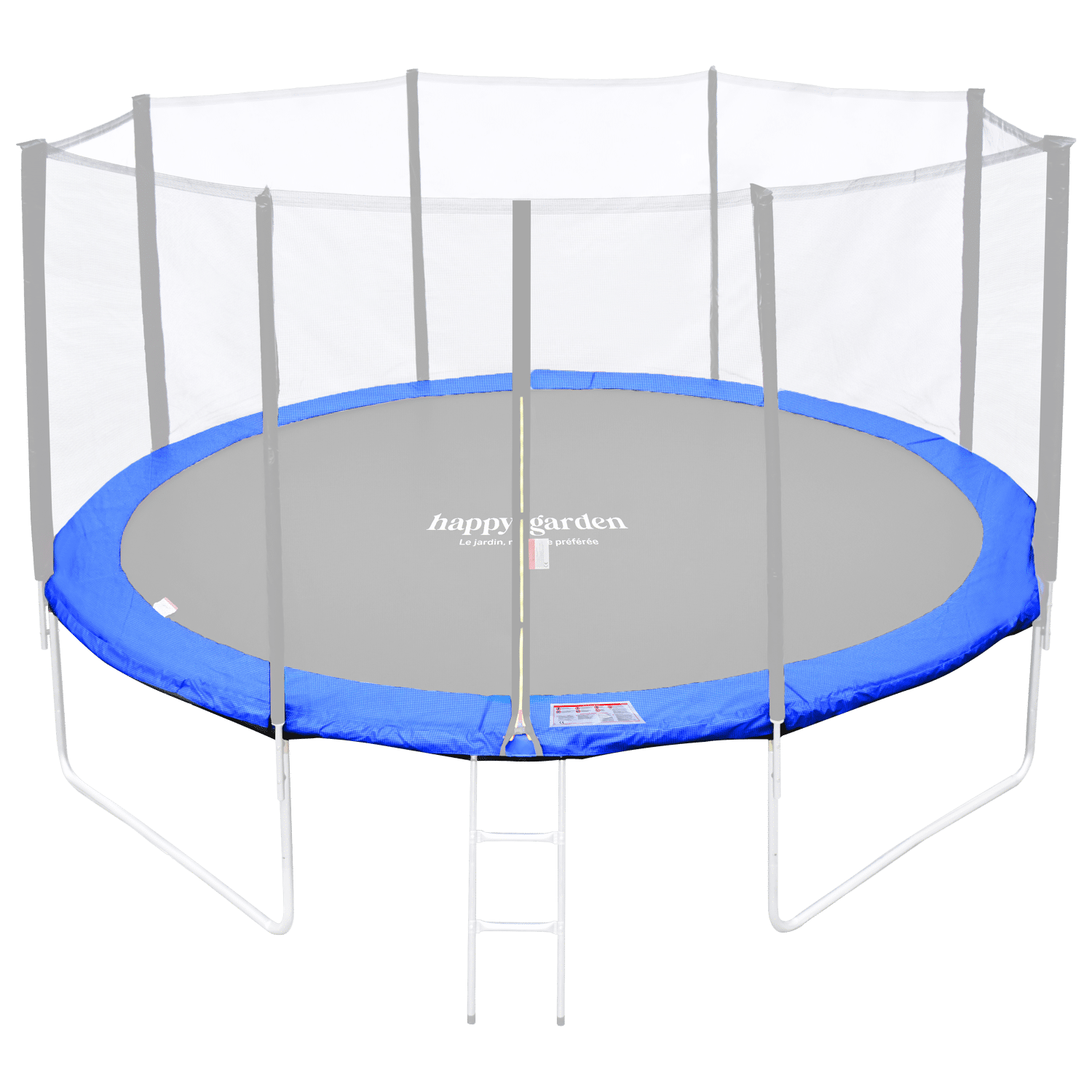 Omkeerbare beschermmat voor trampoline Ø430cm MELBOURNE - groen/blauw