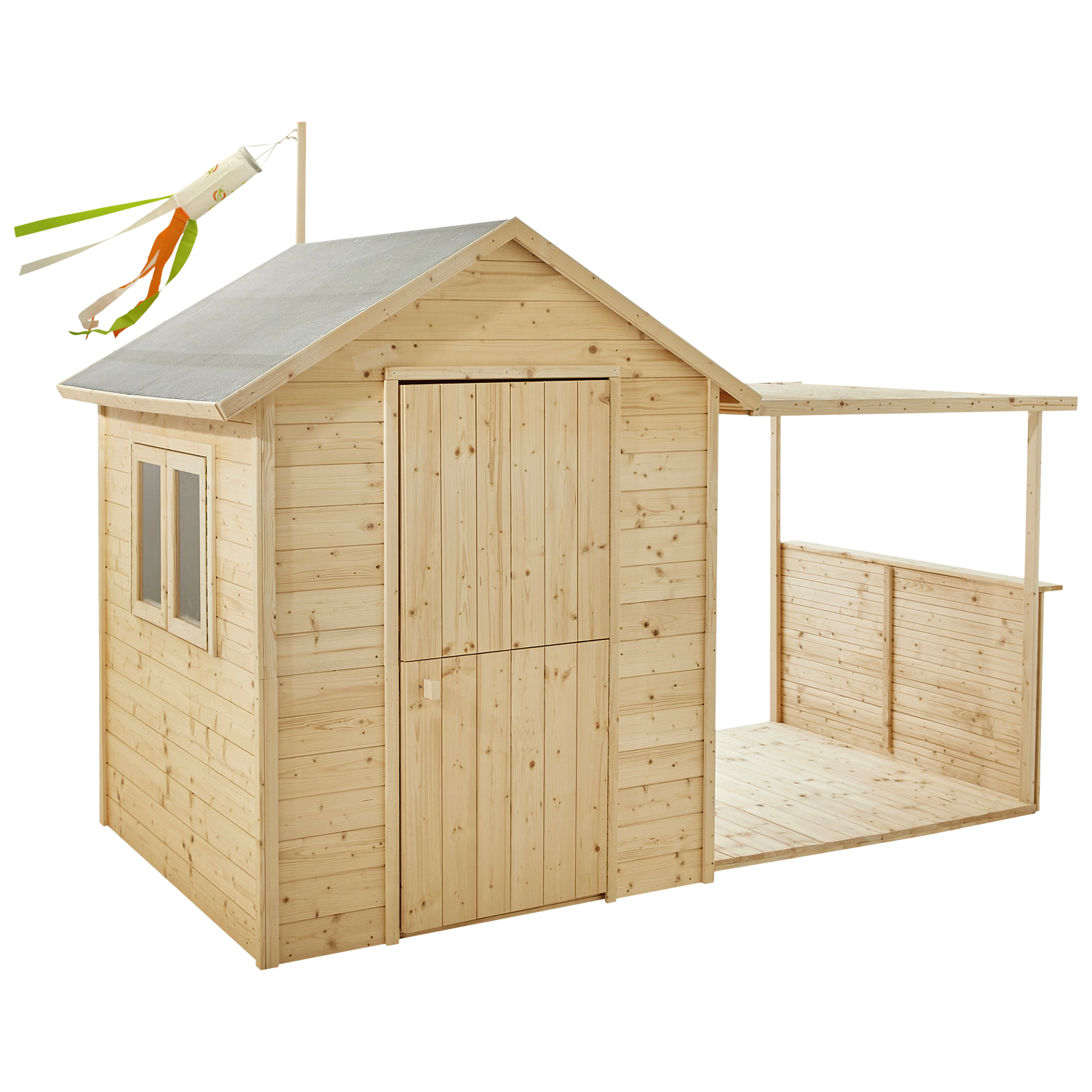 Soulet - Cabane en bois avec pergola pour enfants EUGÉNIE