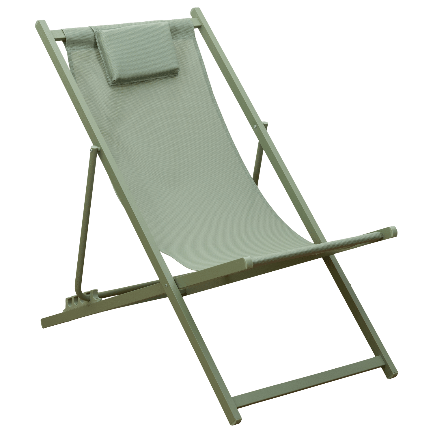 Conjunto de 2 cadeiras CYPRUS - textilene verde sálvia/estrutura verde sálvia