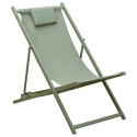 Set van 2 CYPRUS stoelen - saliegroen textilene / saliegroen structuur