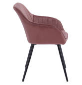 Lot de 2 chaises en velours...