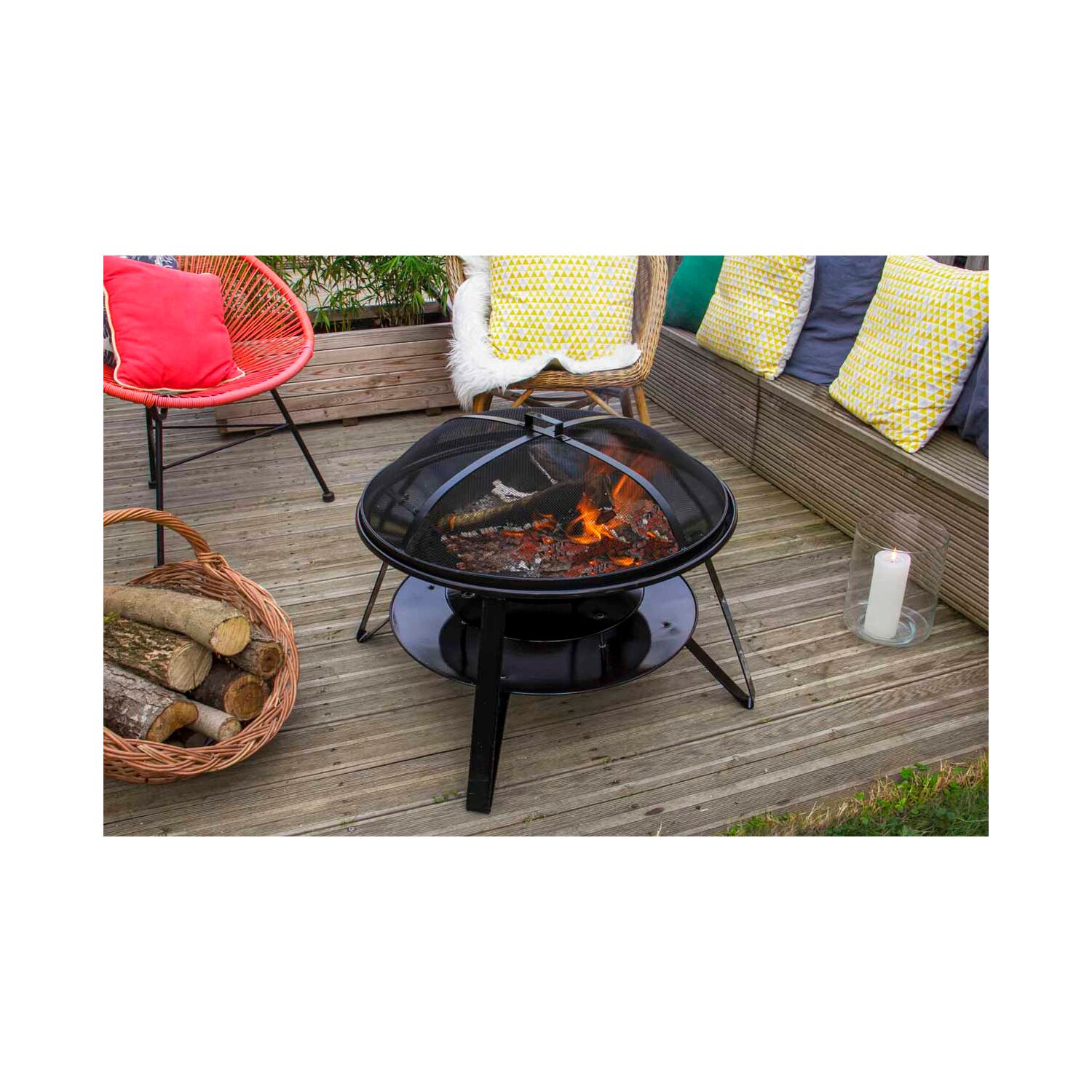 SOMAGIC - Brasero en acier 70cm