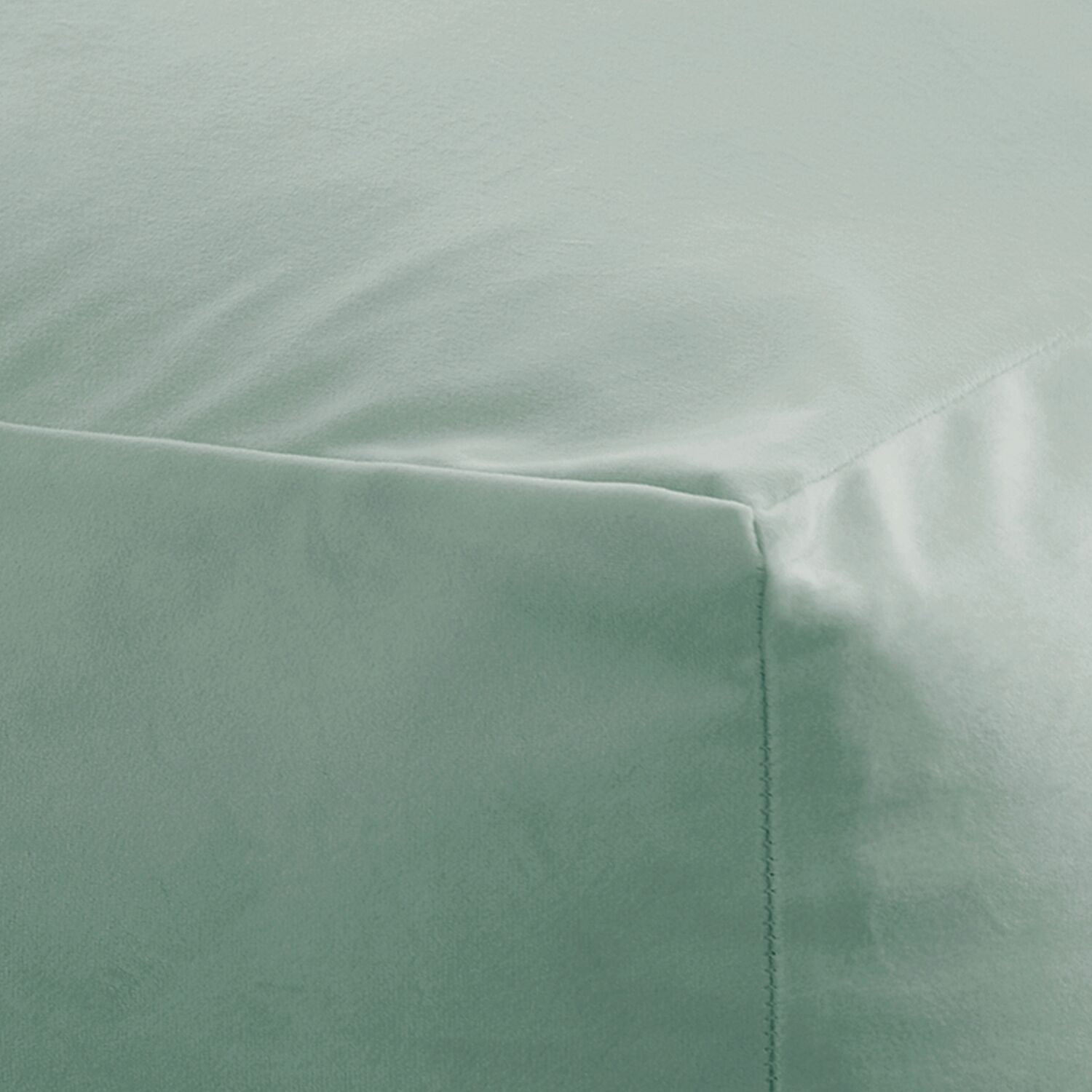 Pouf quadrato Palau 50x50cm in velluto verde