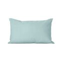 Coussin rectangulaire 30x50cm velours côtelé turquoise Dune