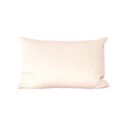 Coussin rectangulaire 30x50cm velours écru Nauru