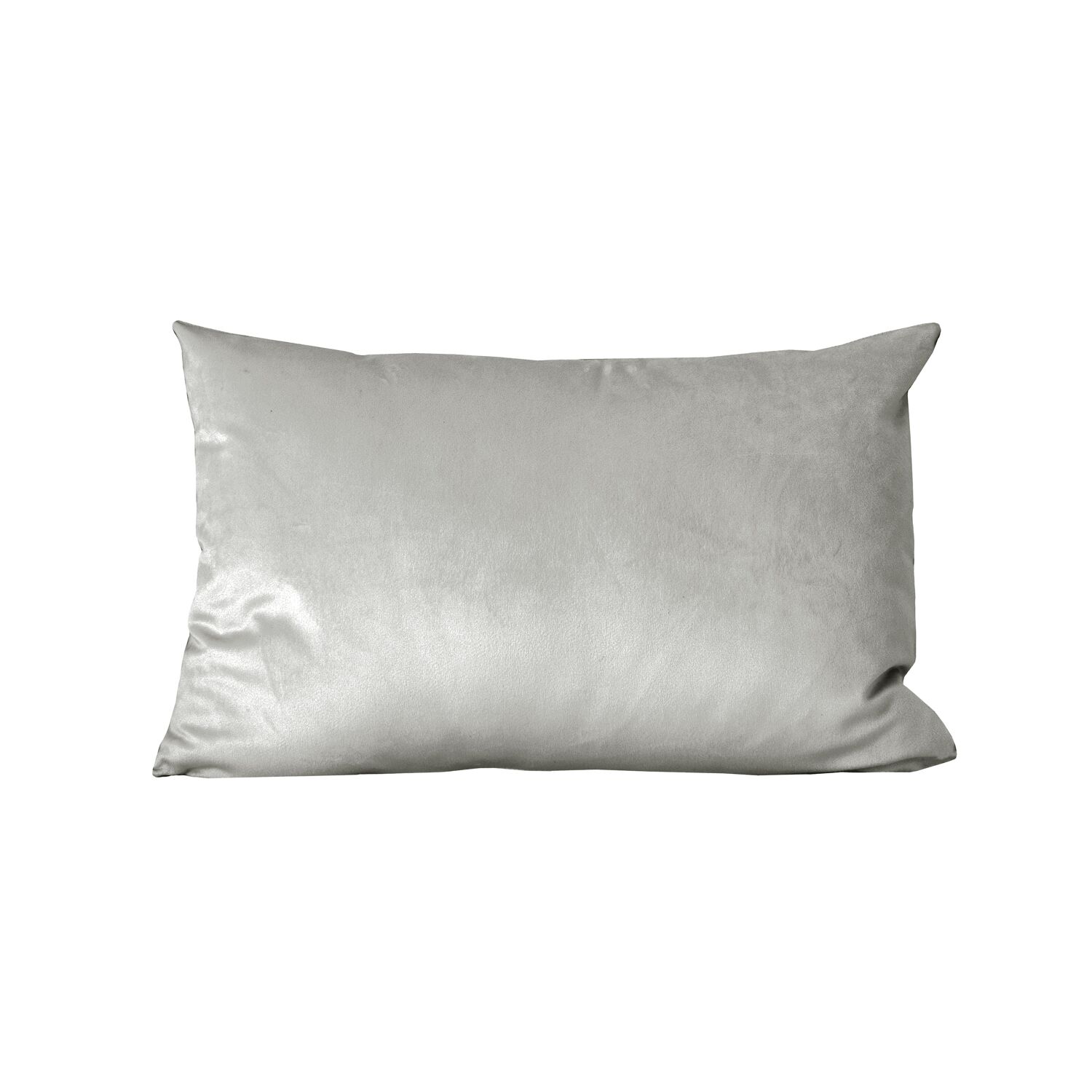 Coussin rectangulaire 30x50cm velours gris Nauru