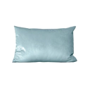 Cojín rectangular 30x50cm Nauru terciopelo azul glaciar